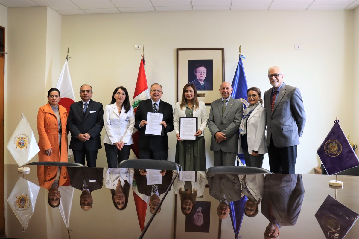 La Facultad de Medicina San Fernando sella una alianza de cooperación docente asistencial con el Instituto Nacional de Rehabilitación “Dra. Adriana Rebaza Flores”.