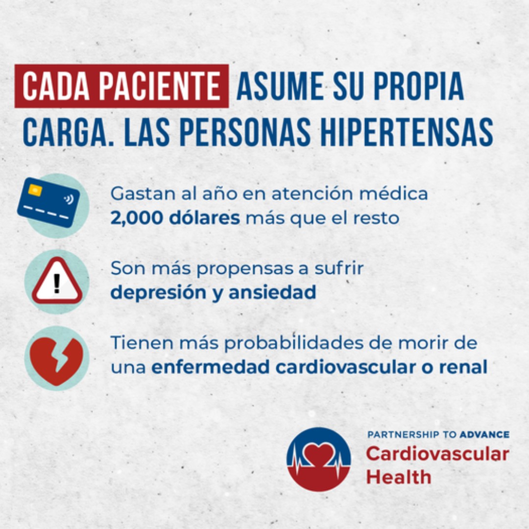 Las altas tasas de #hipertensión aumentan el riesgo de ataque cardíaco y accidente cerebrovascular de los estadounidenses de origen hispano. El #MesdelaHerenciaHispana es una oportunidad para aumentar la conciencia y ayudar a #DejarlaHipertensiónenlaHistoria.