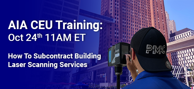 Earn AIA CEU credits with PMC's laser scanning subcontracting course on October 24th at 11 am! Discover strategies to strengthen RFQs, streamline project planning, and choose reliable subcontractors for any project size! bit.ly/3NhNoT4
#laserscanning #AIA #AIAcredits