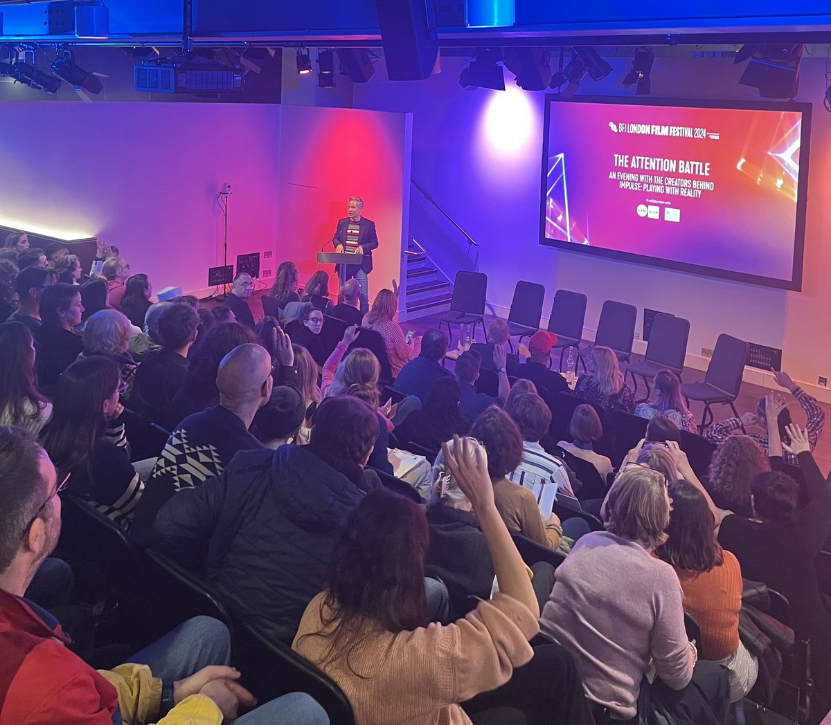 Incredible turnout at Science Gallery London for The Attention Battle with <a href="/weareanagram/">Anagram</a> as part of <a href="/BFI/">BFI</a> London Film Festival #LFF