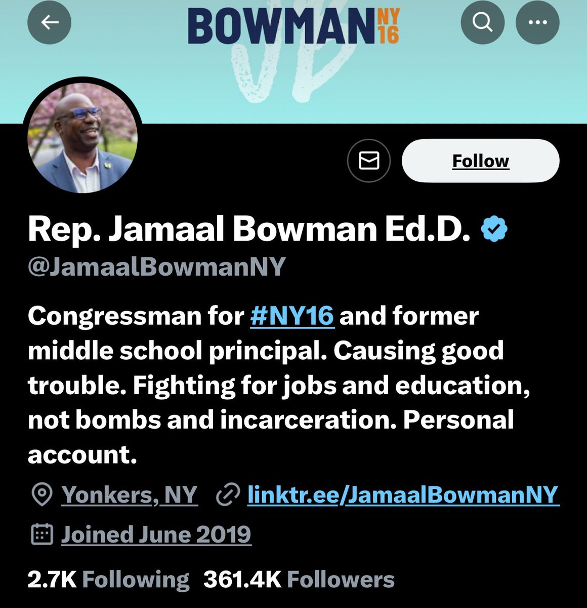 Thinkologist1's tweet image. Why is #Bowman claiming to STILL BE CURRENT REPRESENTATIVE of NY? He lost his seat in Congress last summer to George Latimer #Latimer 
newrepublic.com/post/183110/ja…