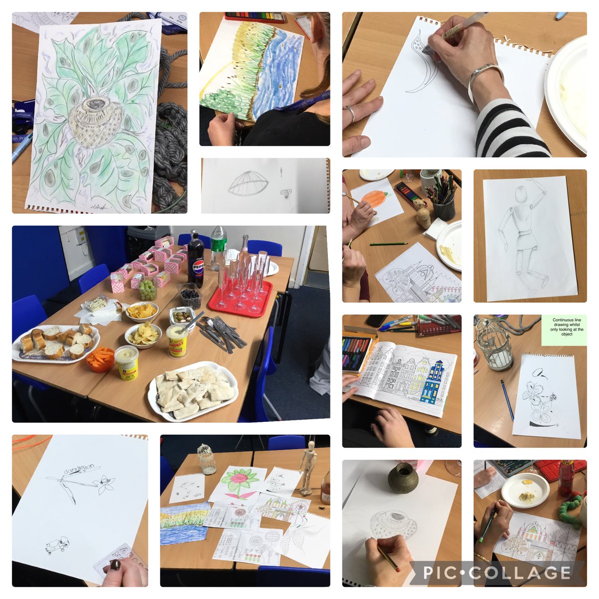 When our Lead Teaching Assistant wants the TAs and Carers to know how appreciated they are! A wellbeing focussed meeting: relaxing art activities and a lovely spread.
#supportstaffareawesome
