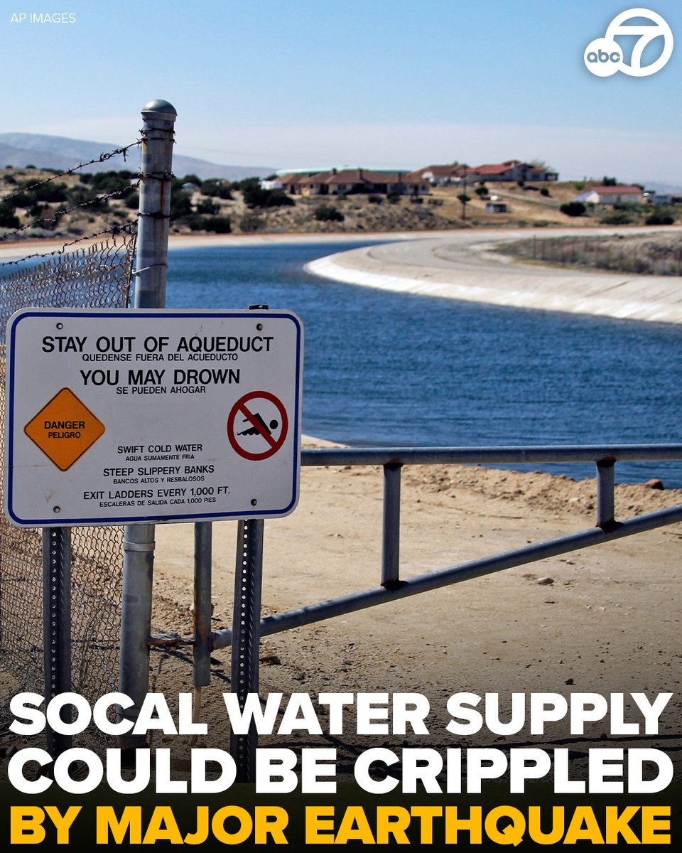 A major earthquake could also be devastating for Southern California's water supply. "You don't have water in the tap, you now need to go and stand in line for hours every day to get the water your family needs."

"The earthquake is inevitable. The disaster is not,"  seismologist