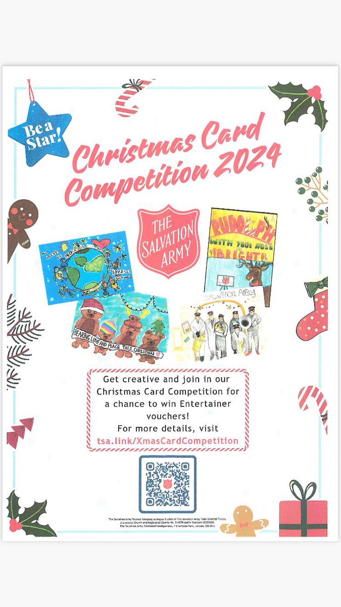 Goldthorpe Primary Academy (@deltagoldthorpe) on Twitter photo I canโt believe I am posting about Christmas in October but we all know itโll be here before we know it! Want to have some family fun on the build up to the big day? Why not take part in the <a href="/salvationarmyuk/">The Salvation Army</a> Christmas Card Competition 2024 ๐๐
I canโt believe I am posting about Christmas in October but we all know itโll be here before we know it! Want to have some family fun on the build up to the big day? Why not take part in the <a href="/salvationarmyuk/">The Salvation Army</a> Christmas Card Competition 2024 ๐๐