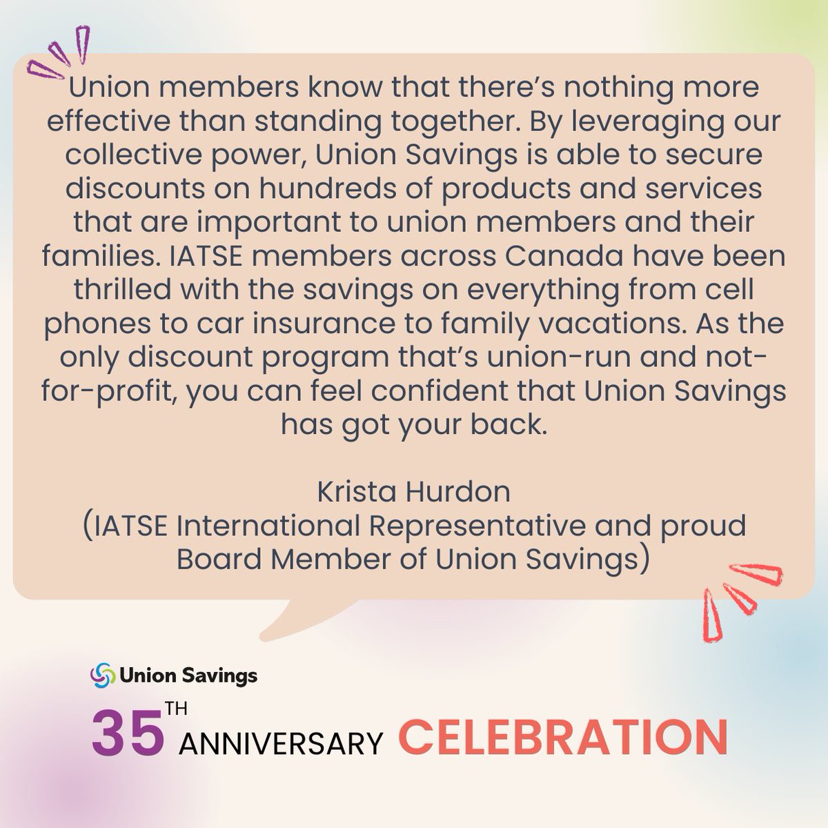 Union Savings tweet media