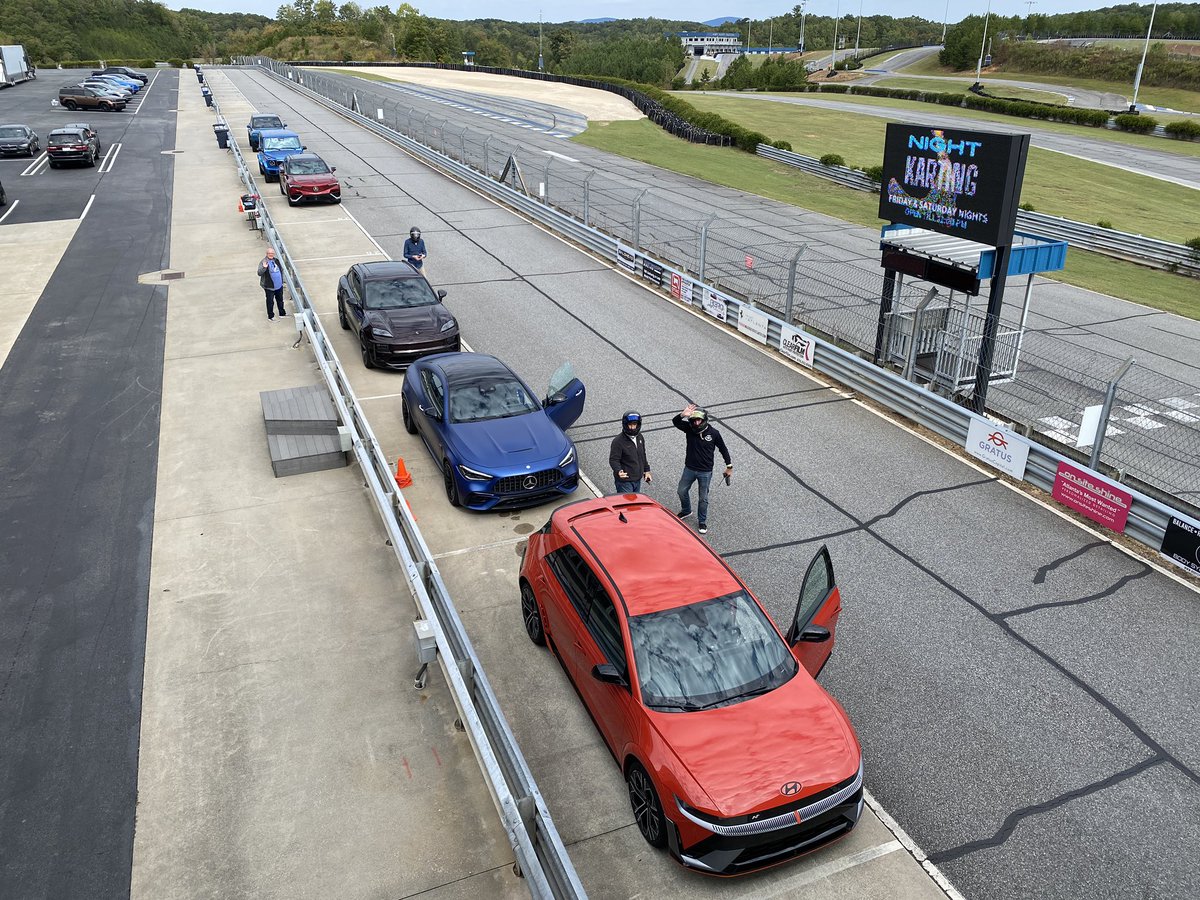 Robert Duffer (@dufferrobert) on Twitter photo Testing #EVs <a href="/ATLMotorPark/">Atlanta Motorsports Park</a> proved yet again that backup performance tires are key. This is after 24 laps, half warm ups and cool downs.
<a href="/motorauthority/">MotorAuthority</a> Testing #EVs <a href="/ATLMotorPark/">Atlanta Motorsports Park</a> proved yet again that backup performance tires are key. This is after 24 laps, half warm ups and cool downs.
<a href="/motorauthority/">MotorAuthority</a>