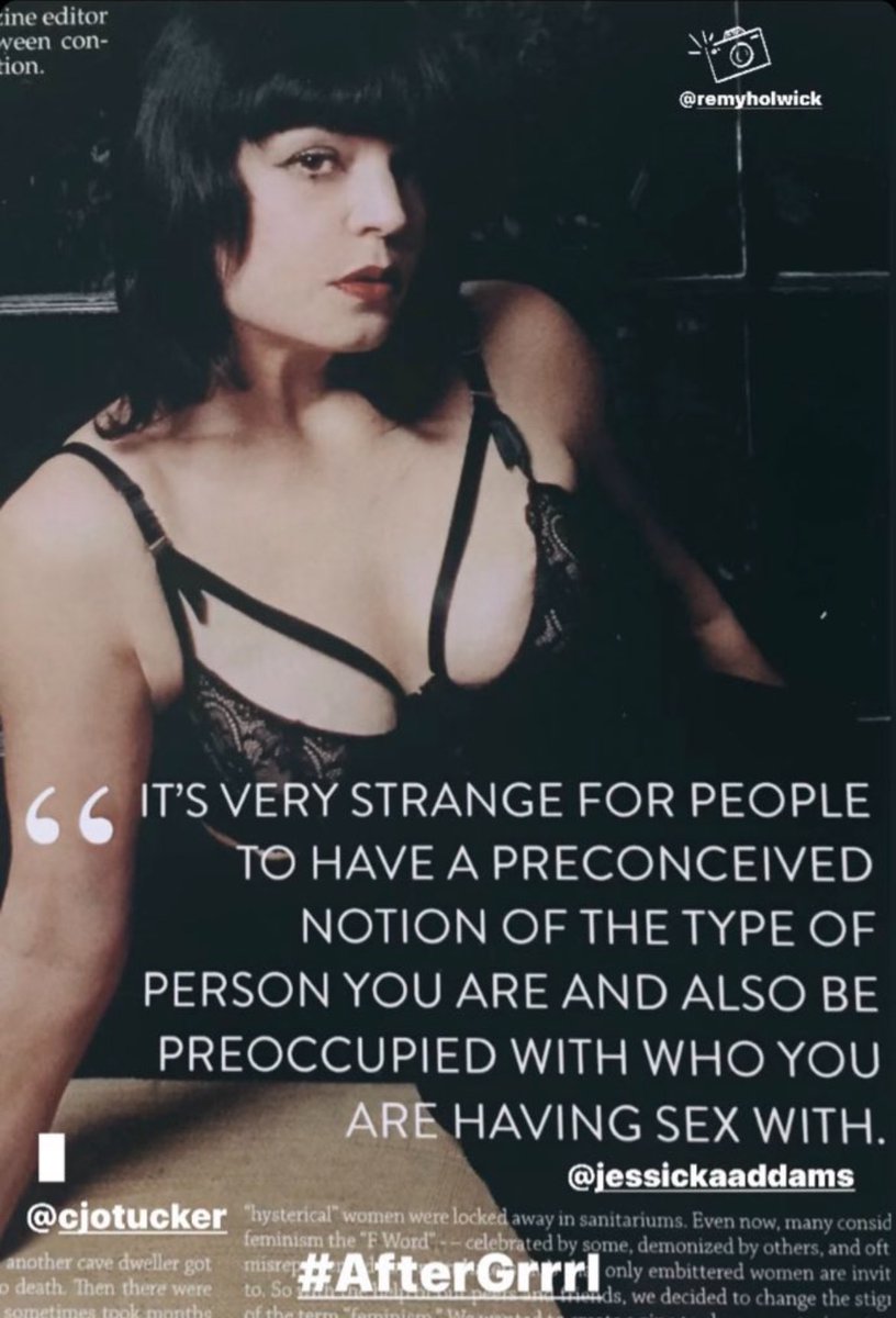 Women in public spaces experience other’s sexual obsessions &amp; persistent unrelenting comments about their sexual activity. Other’s preoccupation with their personal lives doesn’t make SA crimes committed against them not real or deserved.#BelieveSurvivors @jessicka for <a href="/ladygunn/">LADYGUNN</a>