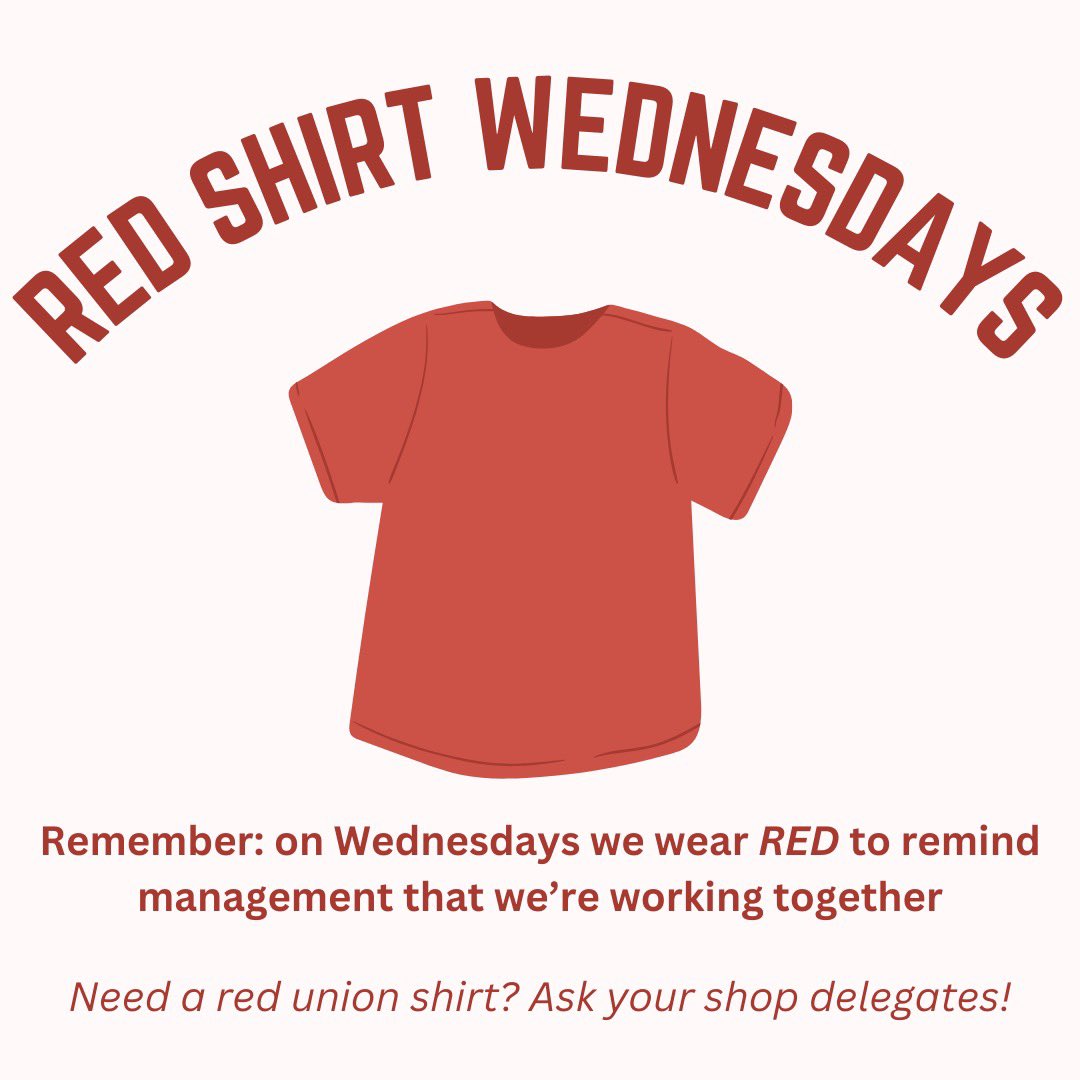 On Wednesdays we wear red 🫡‼️