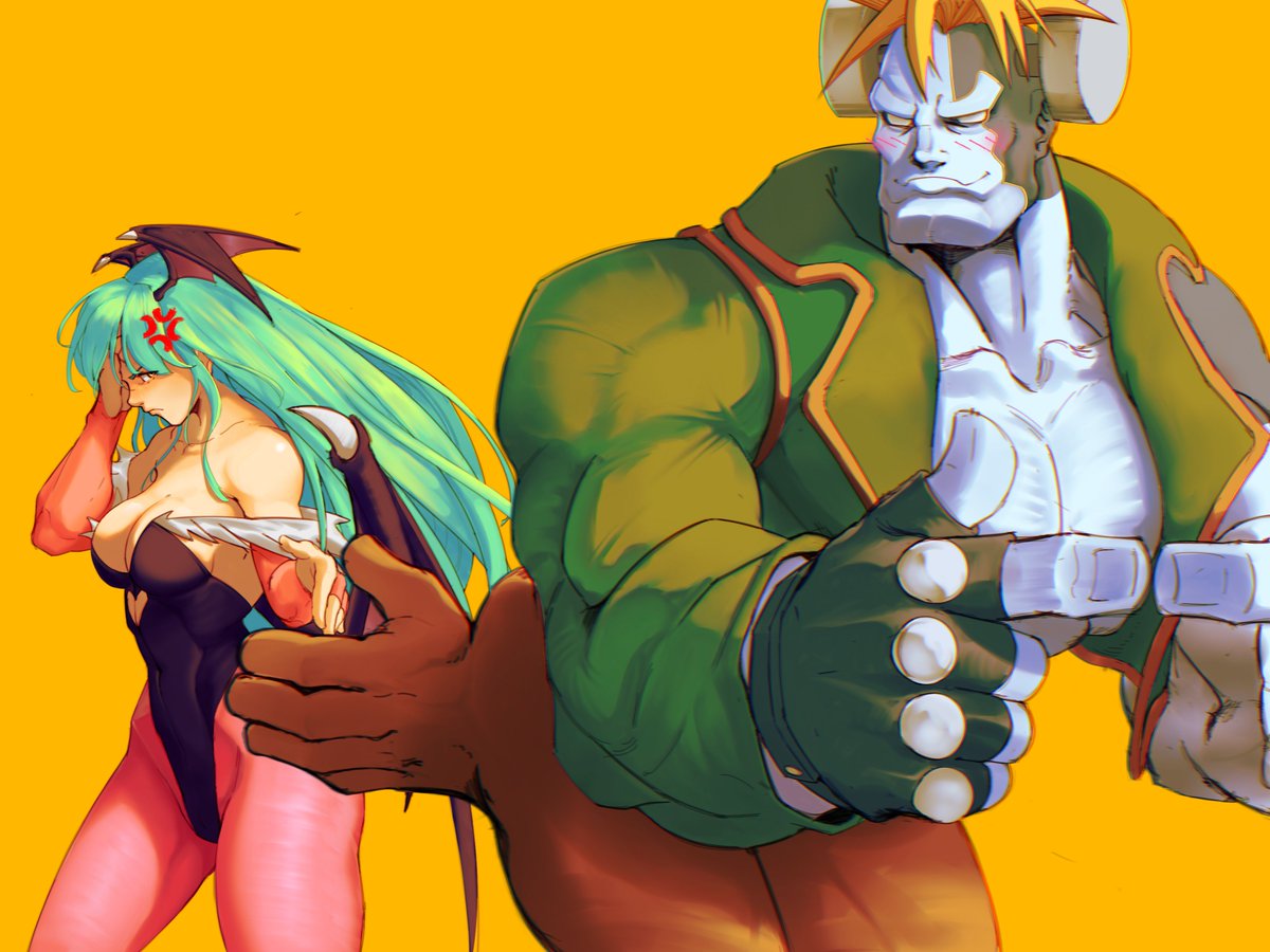 The mvc handshake but it’s darkstalkers