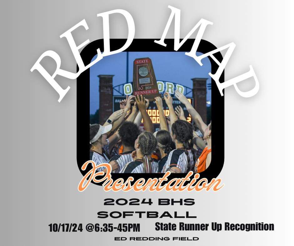 Our 2024 State Runner Up Team will be recognized on 10/17 before the football game at about 6:30-6:45PM.