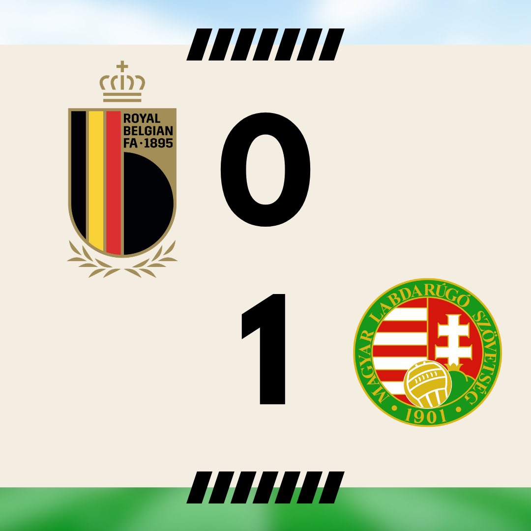 ProspectBelgium's tweet photo. [U21🇧🇪]
Défaite pour nos U21. 🔜 Barrages.

#ForTheLand🇧🇪 #BELHUN 🇧🇪🇭🇺 #U21EURO https://t.co/Ka4LD3gP7l