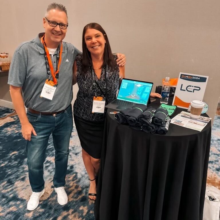 Smash is off to a great start! 💥

Our CEO, Chris, and VP of Sales &amp; Marketing, Danielle, have been busy connecting with fellow sponsors, including team members from Engrain, Further, Senior Sign, and LCP Media.

Stay tuned for more updates from SMASH! 🔥