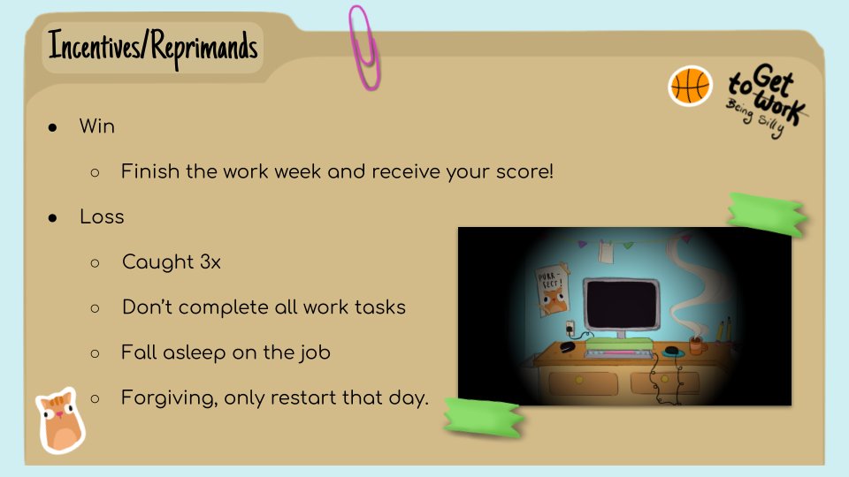 eepySl0th's tweet photo. We just pitched our game last Friday! The panel really seemed to like it; the most common piece of feedback we got was to make sure our silly tasks feel fun :) Now, on to making our game design document outline! https://t.co/gZkLjkS9gj
