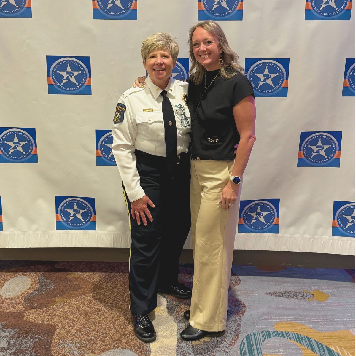Yesterday, our CEO Holly Cooper spoke at the 38th Annual Mid-Atlantic Association of Women in Law Enforcement Conference in Harrisonburg, VA. Thanks to Chief Kelley Warner for the invitation to speak at the event, which focuses on trust, teamwork, &amp; positive community relations.