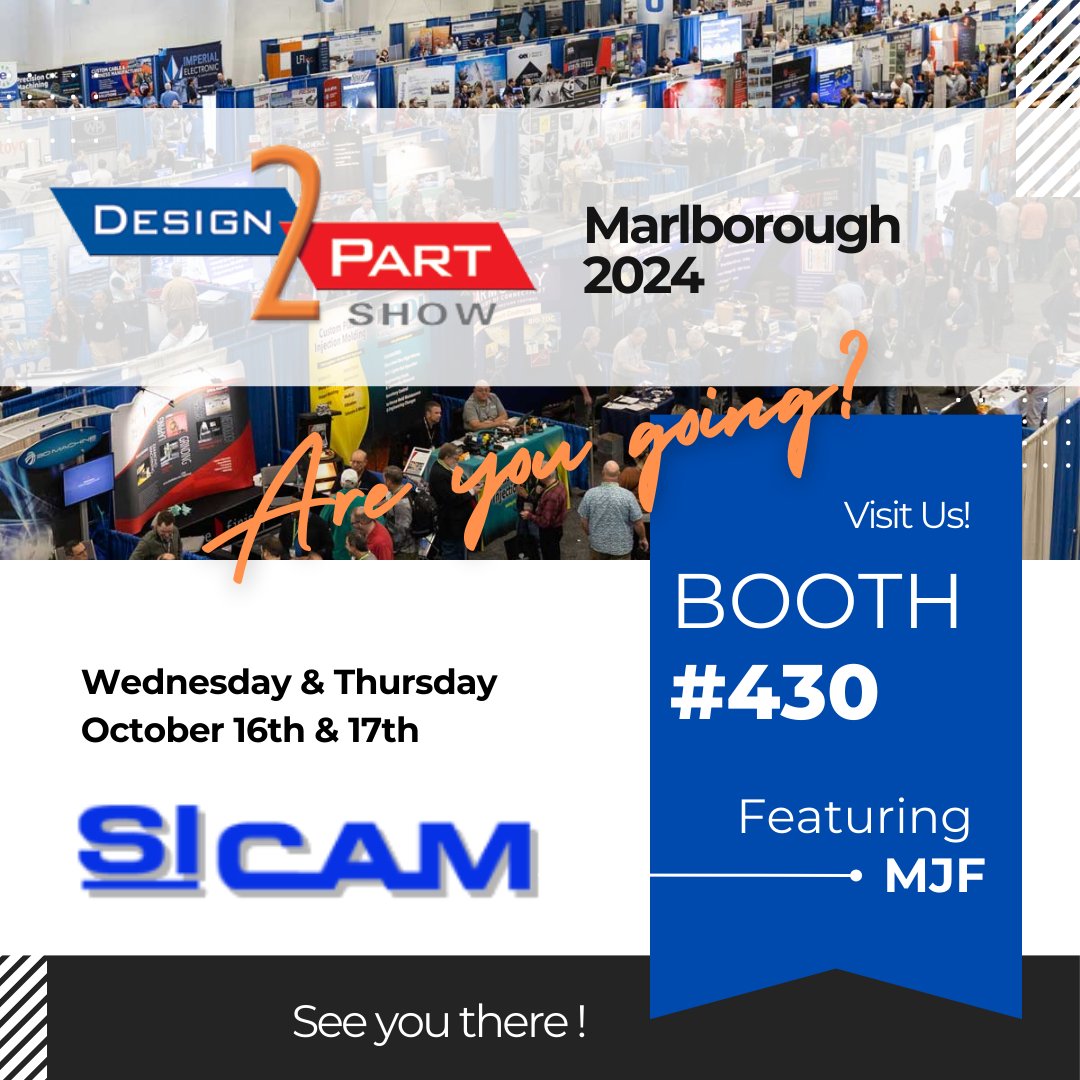 Excited to see the latest trends in product development at the D2P show in Marlborough, MA this week! 
From advancements in 3D printing to innovative materials, we have so much to share with you!  See you there! #D2P2024 #MJF #innovation #3DPrinting