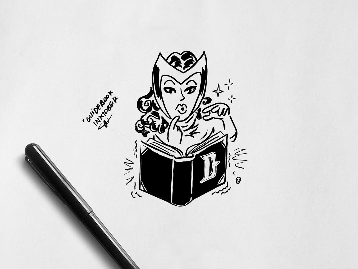 specialstranges's tweet image. INKTOBER ● DAY 15 : GUIDEBOOK 
@inktober #Guidebook #ScarletWitch #inktober #WandaMaximoff 
#marvel #comics #inktober2024 #marveltober #inktoberguidebook #drStrange #Wanda #Darkhold