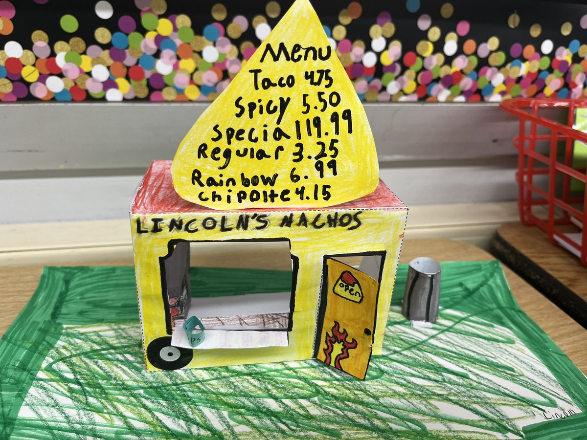 Lincroft 5th Grade (@lincroftfab5) on Twitter photo Students had a blast while reviewing adding and subtracting decimals by creating their own food trucks! <a href="/seibertd94/">Danielle Seibert, EdD</a> @kerrigan_john #funmathprojects Students had a blast while reviewing adding and subtracting decimals by creating their own food trucks! <a href="/seibertd94/">Danielle Seibert, EdD</a> @kerrigan_john #funmathprojects