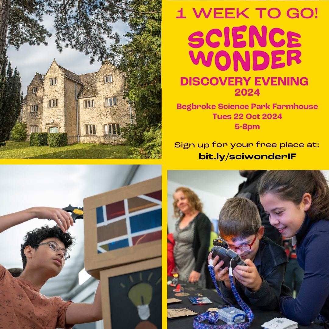 Curious about how cutting-edge science and innovation are shaping the world? Come along and explore some of the latest advancements at <a href="/BegbrokeScience/">Oxford University Science Park, Begbroke</a>  and across Oxford University including how engineering can help treat back pain, and using origami inspiration for space