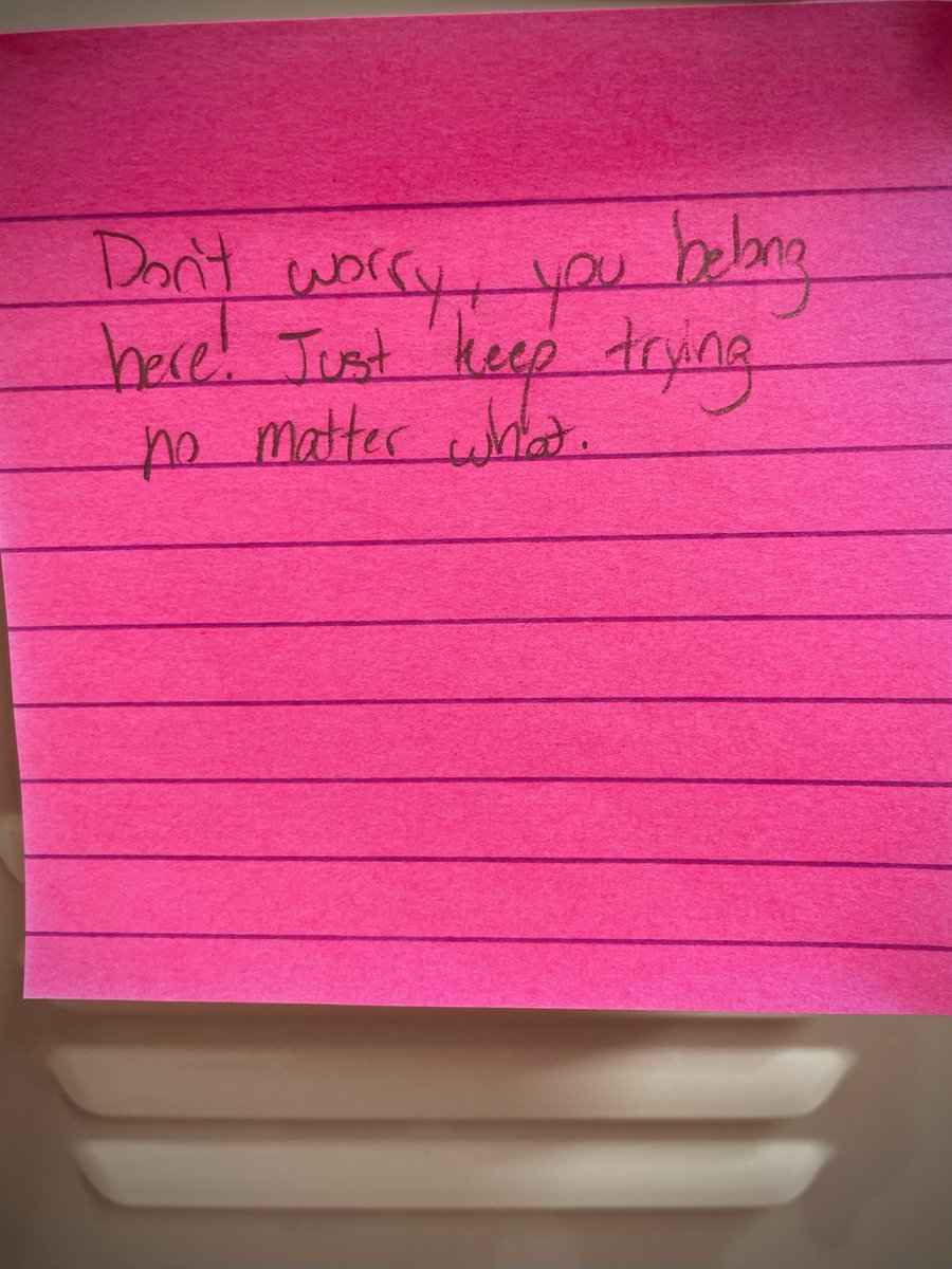 New PTA students received “locker notes” of encouragement from the preceding cohort. They were a wonderful and welcome surprise to find on day one, considering they had a test that morning!

 #StudentEncouragement #LockerNotes #StudentSupport #PositiveVibes #TestDaySurprise
