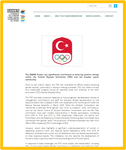 GamesErasmus's tweet photo. #GAMESPROJECT created a lasting positive impact, highlighted by the successful implementation of TOC’s National Action Plan to advance #GenderEquality in leadership roles 🇹🇷♀️
Discover more about the progress and success of the TOC’s National Action Plan: https://t.co/77AI7SwNyr https://t.co/rOi8zt4DaO