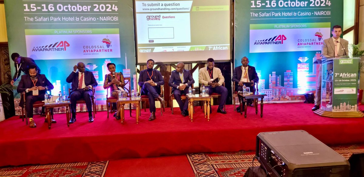 AfricanAirlines's tweet photo. #AFRAA interventions at the @GroundHandling Africa conference today, 15th Oct 2024, on #SAATM were made by Sinaly Bagayoko, Senior Manager of Technical Operations, and @KahongeMaureen, Senior Manager of Business Development and Communications.
Read more➡️ https://t.co/umV5Ztplcz https://t.co/g8ip8suUTj