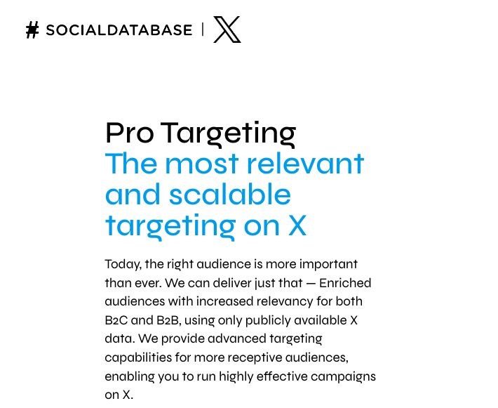 Experience the power of our new Pro Targeting tool! 🚀 Reach your target audience with precision, less guesswork, and more impactful results.