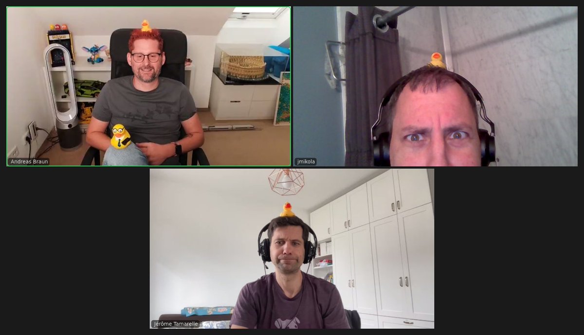 Don't forget to bring your rubber duck to standup.