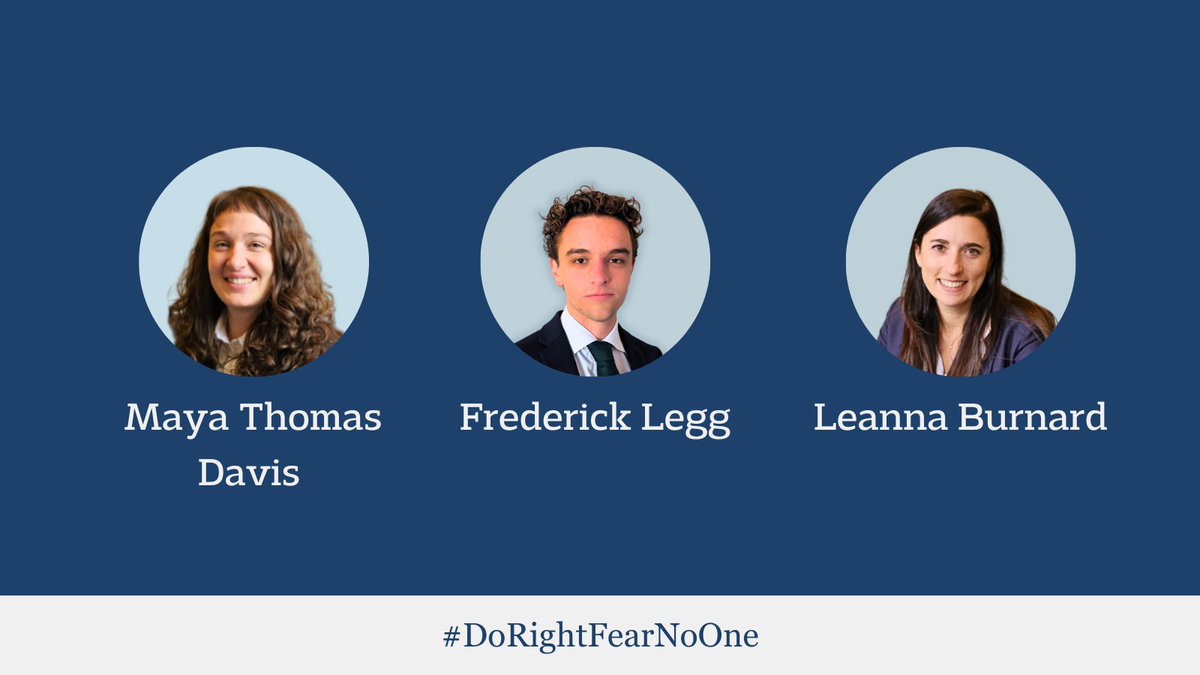 📣 Garden Court Chambers welcomes three new pupils 📣

Garden Court Chambers is delighted to welcome three new pupils: Maya Thomas Davis, Frederick Legg (<a href="/FrederickJLegg/">Fred Legg</a>), and Leanna Burnard. ✨💫

Read on here 🔽
gardencourtchambers.co.uk/garden-court-c…