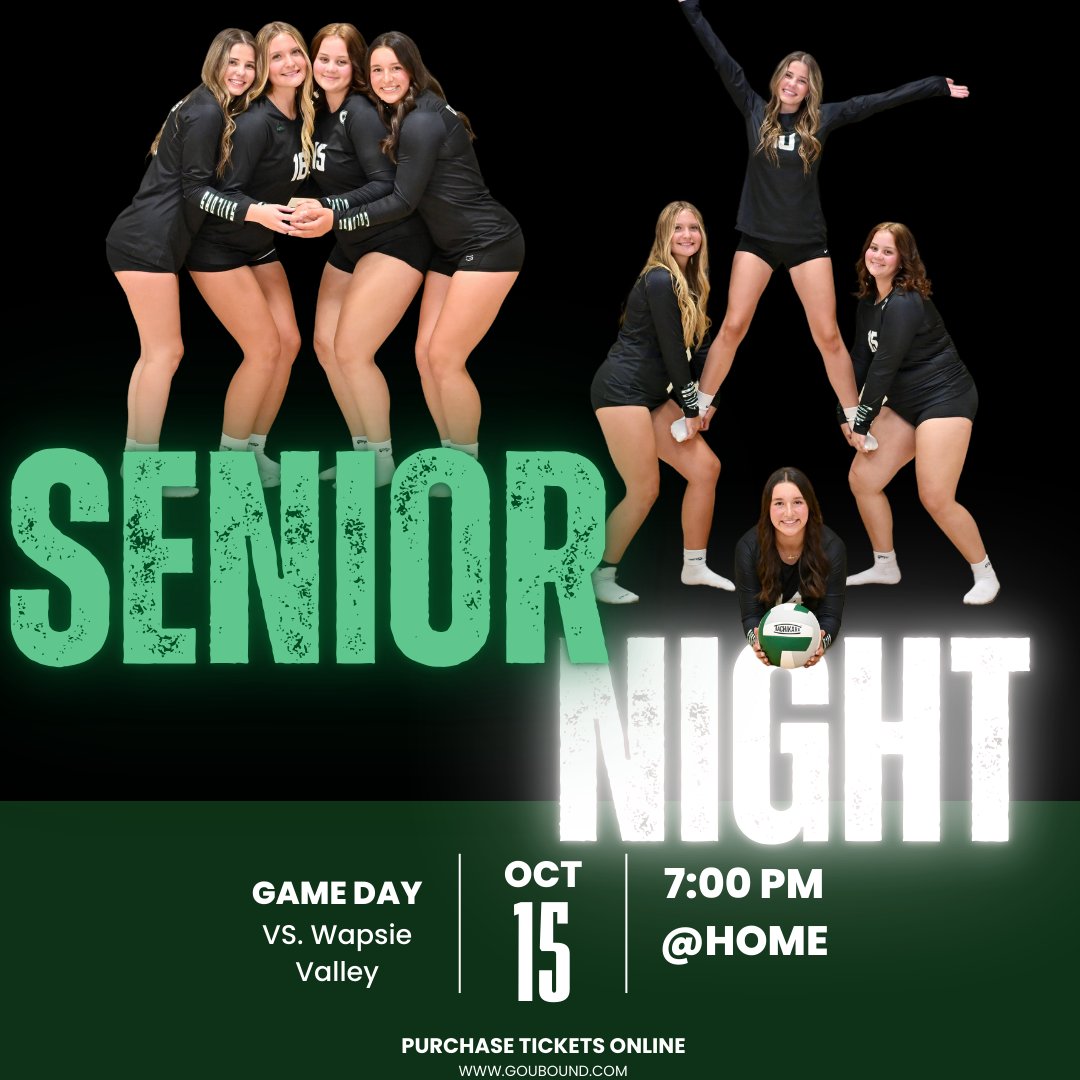 SAILOR VOLLEYBALL (@chssailorvb) on Twitter photo Senior Night and Pink Out vs Wapsie Valley! Get your online tickets now and come out and support our amazing seniors!
📍- Columbus Catholic
⏰- JV @ 5:30, F/S approx 6:15pm, Senior Night Announcements @ 7:00, Varsity @ 7:30
🎟️- tickets.gobound.com/tickets/events…
<a href="/CBUS_Activities/">The Shipyard</a> Senior Night and Pink Out vs Wapsie Valley! Get your online tickets now and come out and support our amazing seniors!
📍- Columbus Catholic
⏰- JV @ 5:30, F/S approx 6:15pm, Senior Night Announcements @ 7:00, Varsity @ 7:30
🎟️- tickets.gobound.com/tickets/events…
<a href="/CBUS_Activities/">The Shipyard</a>
