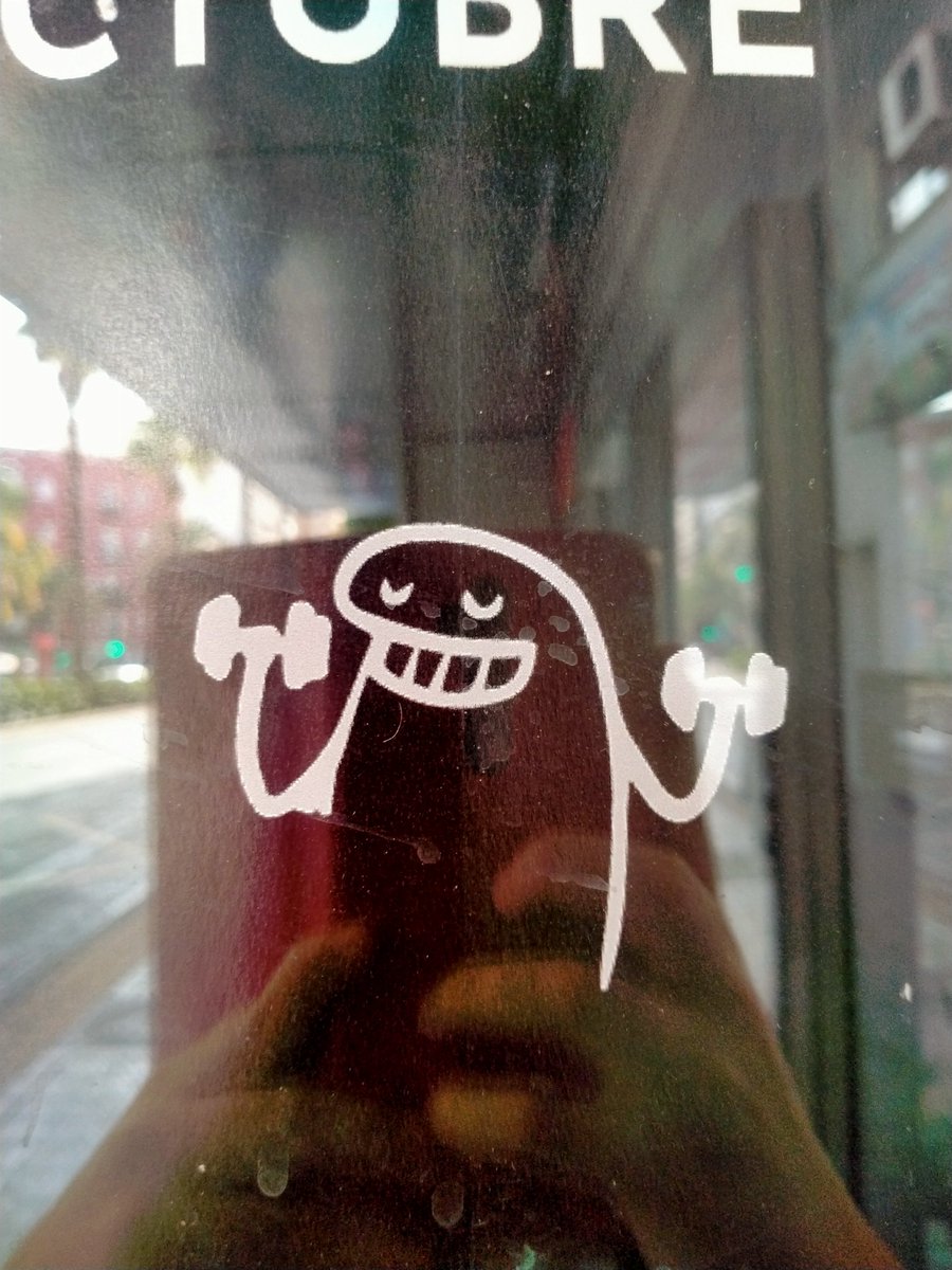 Zoeritto's tweet photo. @FlorkOfCows found these at a bus stop in Valencia (Spain). It's an ad for a burger restaurant https://t.co/7FGUB91PGH