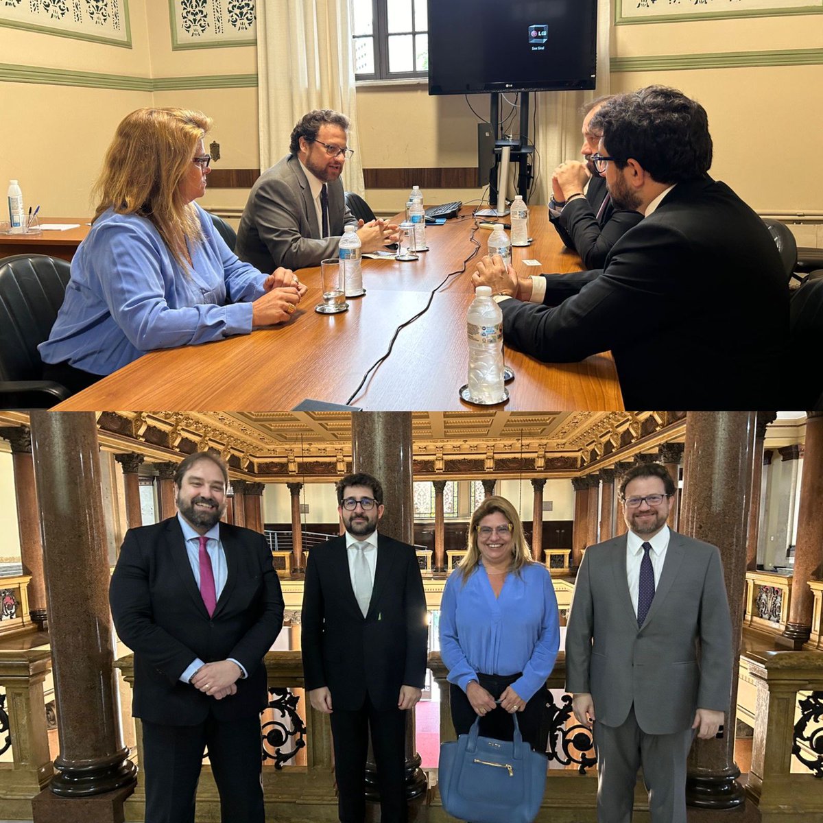 aasp_online's tweet image. Na tarde desta segunda-feira (14/10), a AASP reuniu-se com juízes do Tribunal de Justiça de São Paulo, no Palácio da Justiça. O objetivo do encontro foi o diálogo sobre a implementação do eproc no sistema judiciário. #aasp #aquiéadvocacia #tjsp #eproc