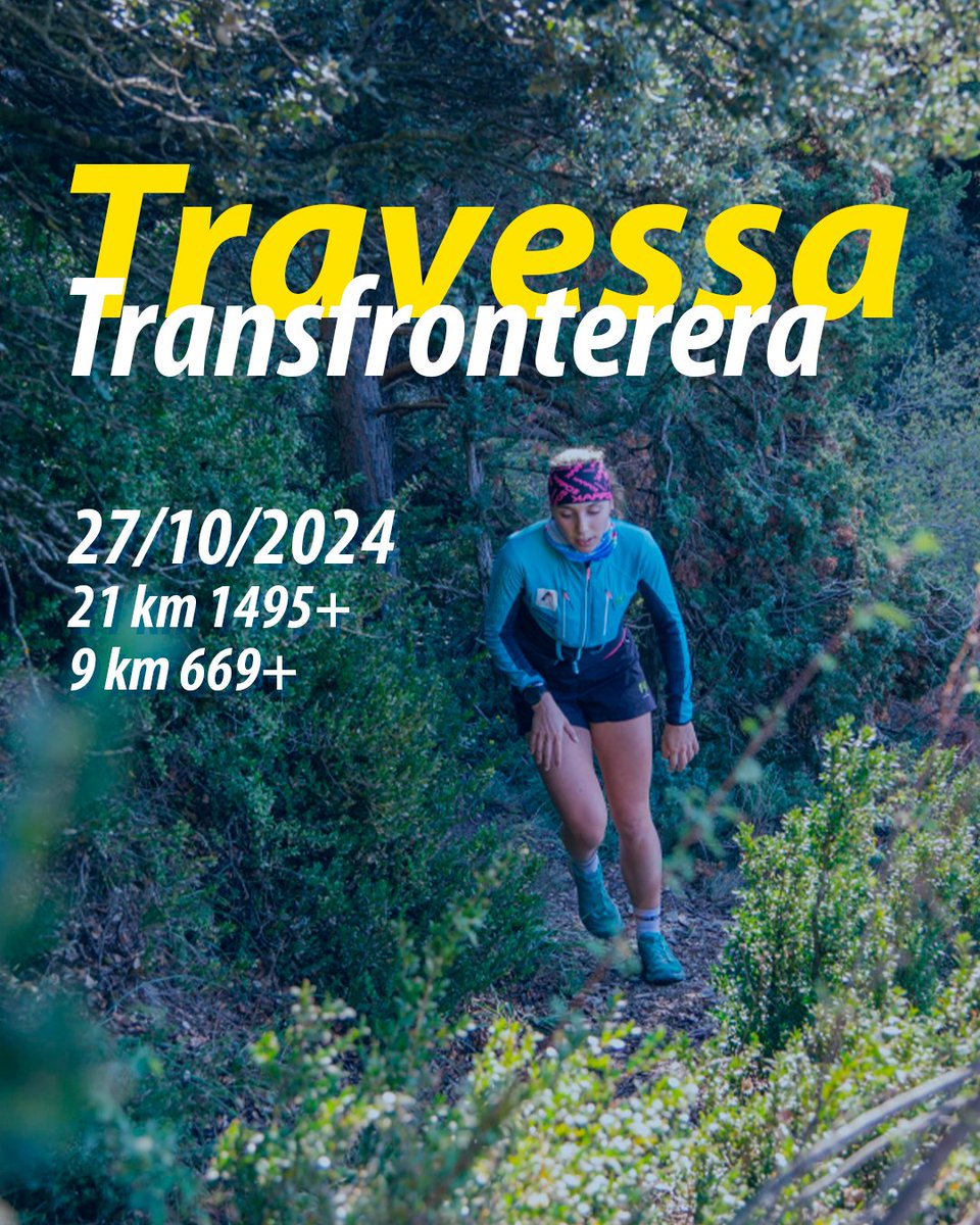 Fers i feres!! Ja és aquí l’ÚLTIMA PARADA del circuit a la Transfronterera. Teniu les inscripcions obertes i tota la informació a la web, ens veiem la setmana vinent!

📆 27/10
📍 La Seu d’Urgell-Sant Julià de Lòria 
📏 21 km 1495+ 
📍 Arcavell-Sant Julià de Lòria
📏 9 km 669+