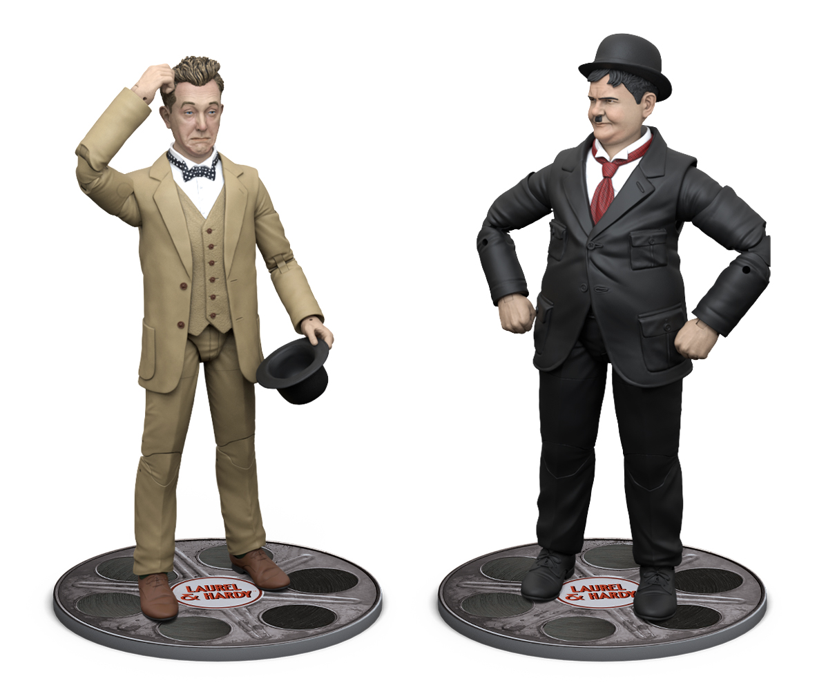 Here’s another nice mess you’ve gotten me into, STANDly… that’s right! The #laurelandhardy #actionfigures will both include these #figurestands !!  A perfect way to class up your collection, and these stands are included with each figure!!

kickstarter.com/projects/wande…