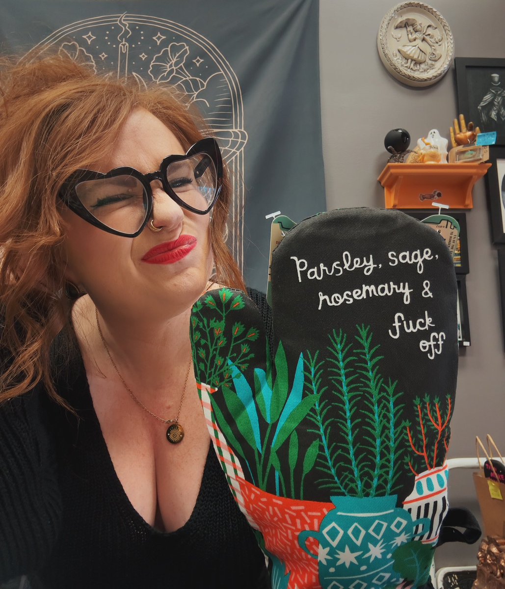 ✨OBSCURITY✨ (@obscurity_shop) on Twitter photo If you need me I’ll be watching practical magic on repeat for the next few weeks 🌿✨
Parsley, rosemary, sage and fuck off oven mitt by <a href="/blue_q/">Find-Me Challenge</a> available In store and online
✨obscurityshop.ca ✨ If you need me I’ll be watching practical magic on repeat for the next few weeks 🌿✨
Parsley, rosemary, sage and fuck off oven mitt by <a href="/blue_q/">Find-Me Challenge</a> available In store and online
✨obscurityshop.ca ✨