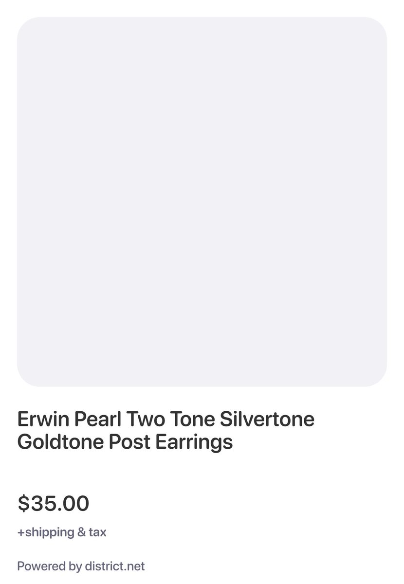 hintsofviolet's tweet image. Can't decide between silver tone or gold tone? No need to worry! These #erwinpearl #vintageearrings are your answer!
Erwin Pearl Two Tone Silvertone Goldtone Post Earrings #claim 47556: Follow and reply with #claim to purchase!