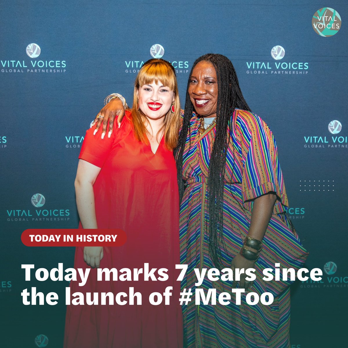 VitalVoices's tweet photo. On this day in 2017, the #MeToo movement went viral, empowering millions worldwide to speak out against sexual harassment and assault.

We’re proud to recognize @nikakolac, our 2024 Global Leadership Awards honoree, who brought the #MeToo movement to #Slovenia. Nika’s work, including co-founding the 8 March Institute, has driven major victories, like the "yes-means-yes" consent law and her ongoing EU campaign to ensure accessible abortion rights. 

Last year, at our Global Leadership Awards, Nika was honored by @TaranaBurke , the founder of the #MeToo movement, for her extraordinary contributions to advancing gender equality and LGBTQ+ rights in Slovenia. 

#MeToo has not only exposed systemic injustice but also empowered millions to demand change. It’s a reminder that when women speak up, they have the power to reshape laws, challenge harmful norms, and build a more equitable world.

At @VitalVoices, we are committed to supporting women leaders who fight for justice, equality, and the rights of women and girls worldwide. The work of activists like Nika shows that progress is possible, even in the face of deeply entrenched inequalities.