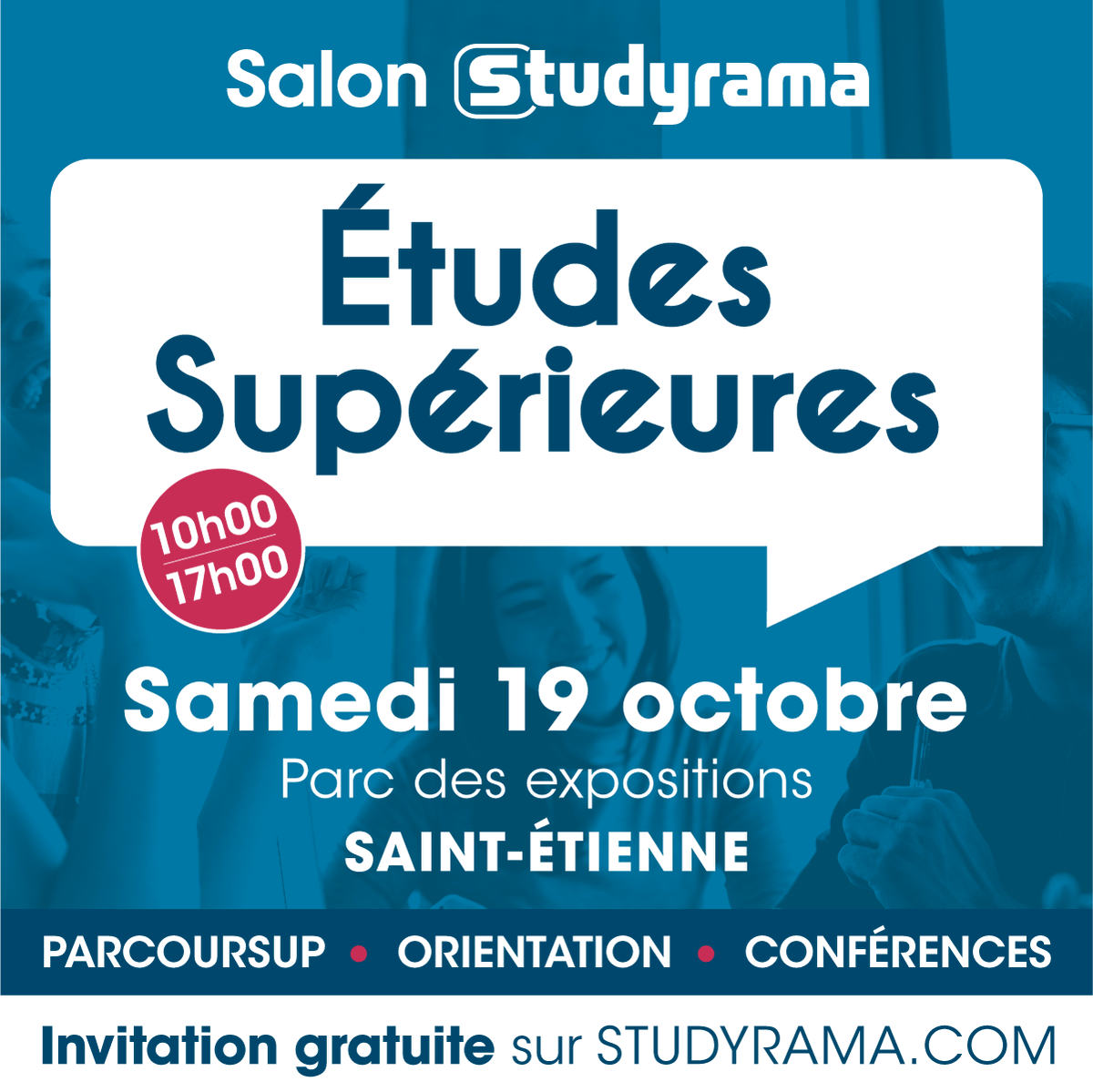 CPE Lyon sera présente au salon de <a href="/studyrama/">Studyrama</a> à Saint-Etienne ce samedi, au stand 33 ! 

Pour infos :
📅Samedi 19 Octobre 2024
⏲De 10H- 17H
📍Allée des Olympiades 42100 SAINT-ETIENNE, Parc des Expositions - Hall A !

Inscrivez-vous : 
studyrama.com/salons/salon-s…
