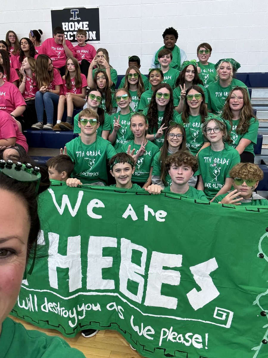 Opening ceremonies for the 2024 Greek Olympics! #thebes #7thgradeknights