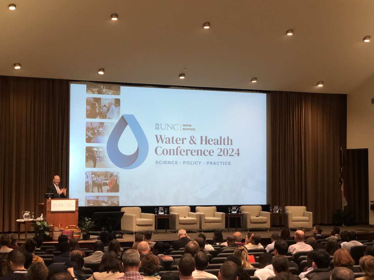 Happy #GlobalHandwashingDay from Day 2 of the #UNCWaterandHealth conference! We are looking forward to another wonderful day ahead. Our plenary (happening right now!) is focusing on “Turning Guidance into Policy and Policy into Implementation”.