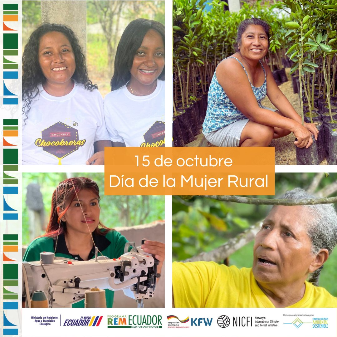 Hoy destacamos a las mujeres rurales, en especial a aquellas guardianas de nuestros bosques, que lideran acciones de conservación en las comunidades.  Gracias por su trabajo, fuerza y dedicación. #DíaDeLaMujerRural #MujeresQueInspiran #HitosREM