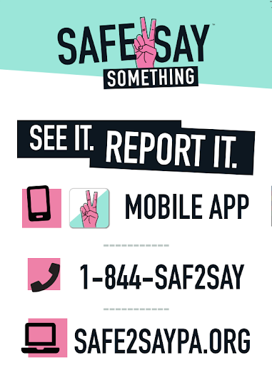 Safety in our schools is everyone's responsibility. If you are aware of a threat or a dangerous situation for our learners or staff, it is important that you share that information with a trusted adult.