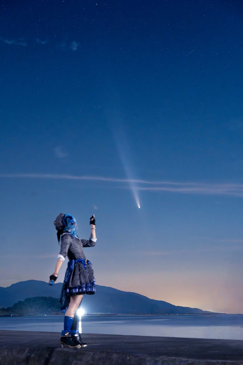 you_cos0116's tweet image. すいちゃんと彗星
ホロライブ星街すいせいcosplay
紫金山・アトラス彗星