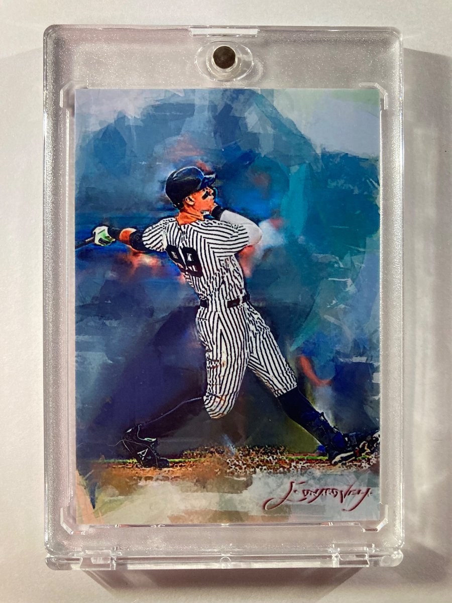 1218Sports's tweet photo. 🎁Appreciation Day Giveaway🎁

Winner Announced Friday

🔥Aaron Judge Limited Edition 17/50 Edward Vela Artist Autograph #Yankees 

To enter
1. Follow
2. Retweet
3. Like https://t.co/j50aVlwxb6