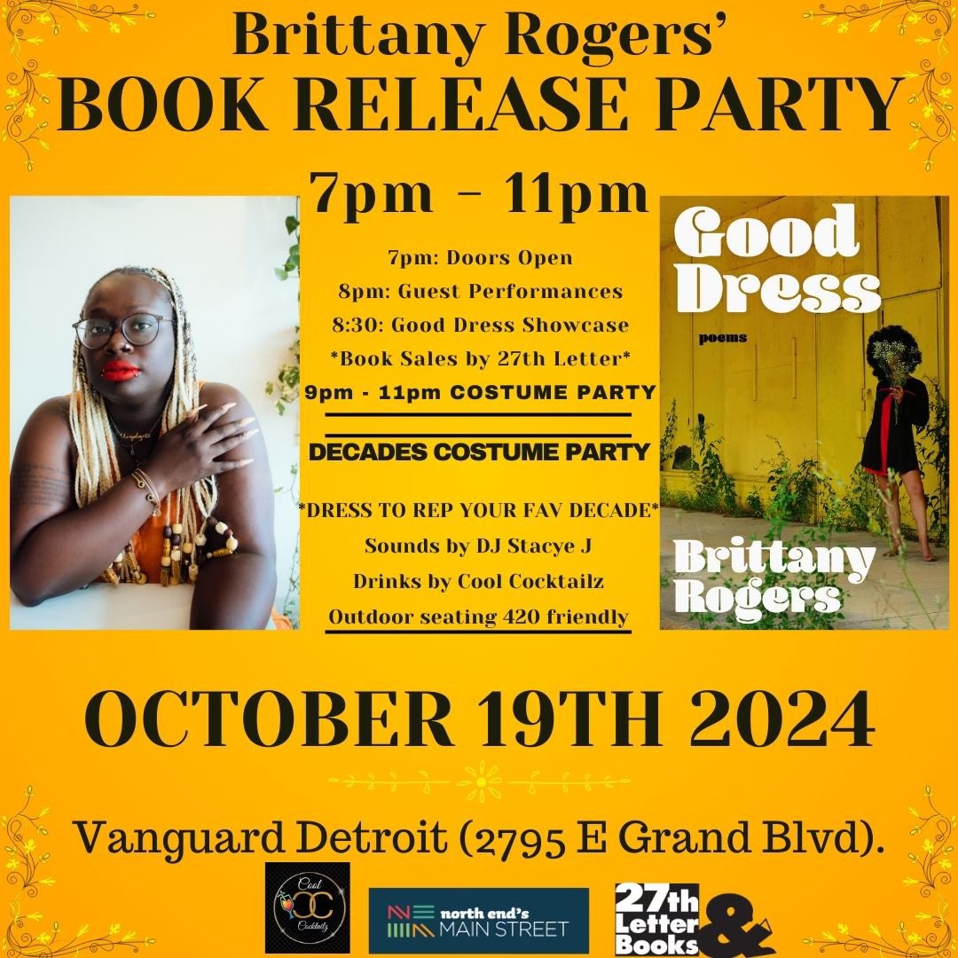 Happy Good Dress Day! I truly could not have asked for a better press to bring my baby into the world. The entire Tin House team has been AMAZING, but I am especially grateful for Beth, Becky, Jacqui, Isabel, and my awesome editor Alyssa!!! This process has been a dream 🫶🏿