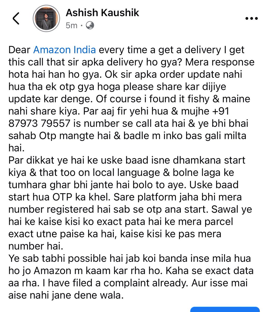 callmekaushik_'s tweet photo. @amazonIN @amazon kindly have a look on this. https://t.co/xxkJvWZUws
