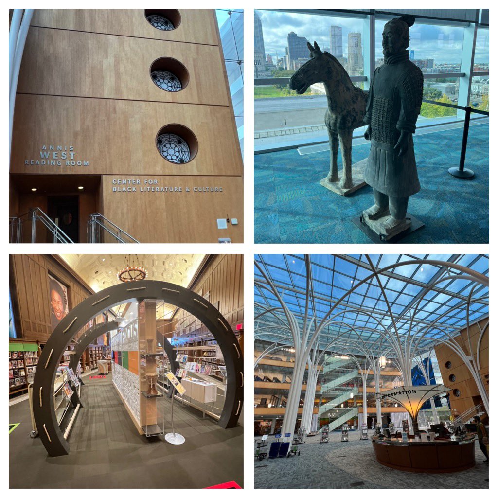 GeometricRabbit's tweet image. Attending @ABOS_Outreach &amp;amp; delighted to engage in #LibraryTourism and to provide some impromptu Reader’s Advisory while visiting  the Center for Black Literature &amp;amp; Culture at @indylibrary this morning! The staff, services, + spaces are fantastic community resources! 
#LibraryLife