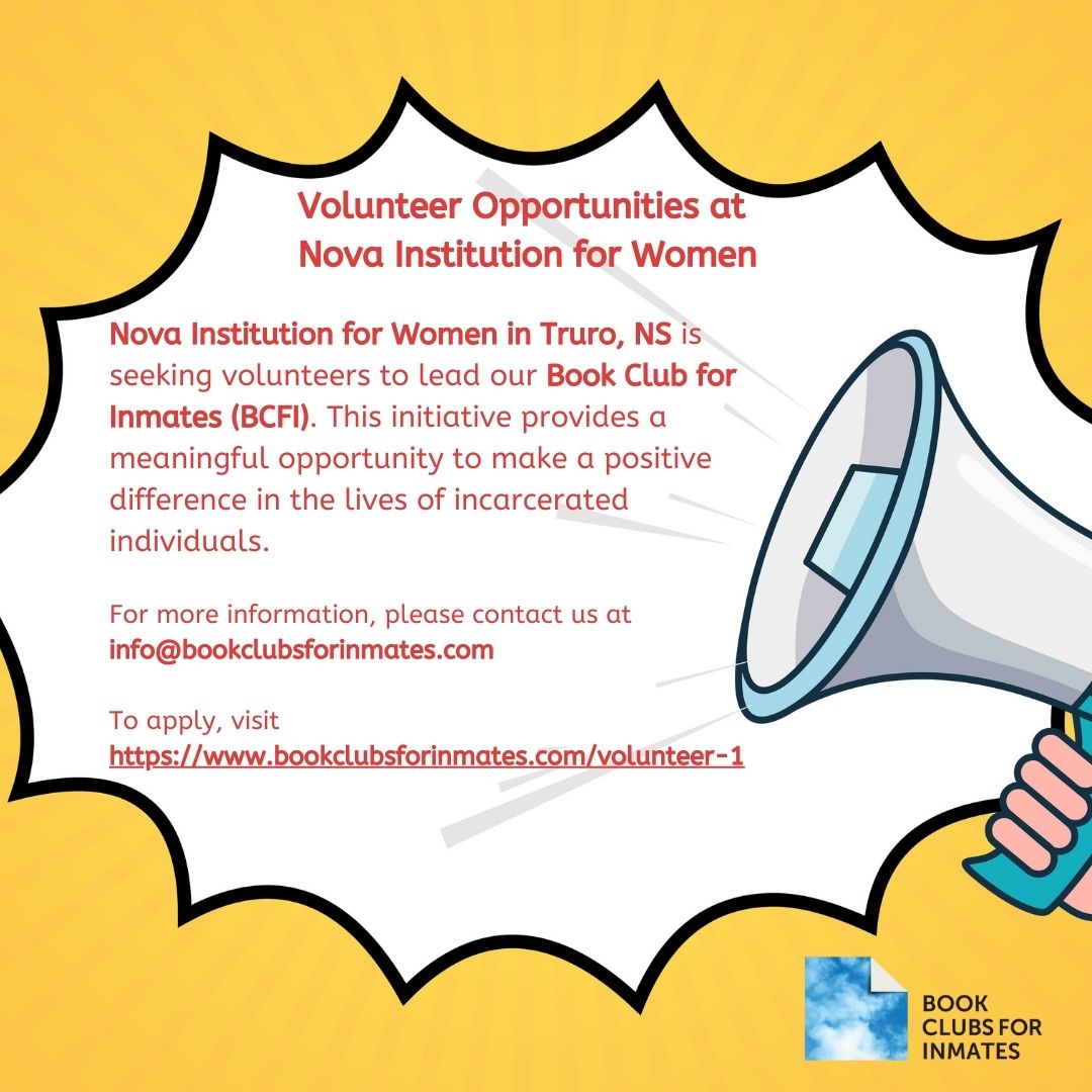 Click the link below to apply:

bookclubsforinmates.com/volunteer-1

Thank you!