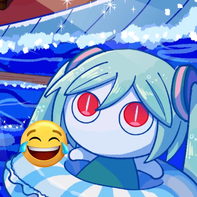 今さらだけど人にイカダ漕がせといてなんもしねぇミクとちゃっかり浮き輪持ってるアイマイナと死んでる(※生きてる)どうしてちゃんがお気に入りです。誕生日の人にイカダを漕がせるな