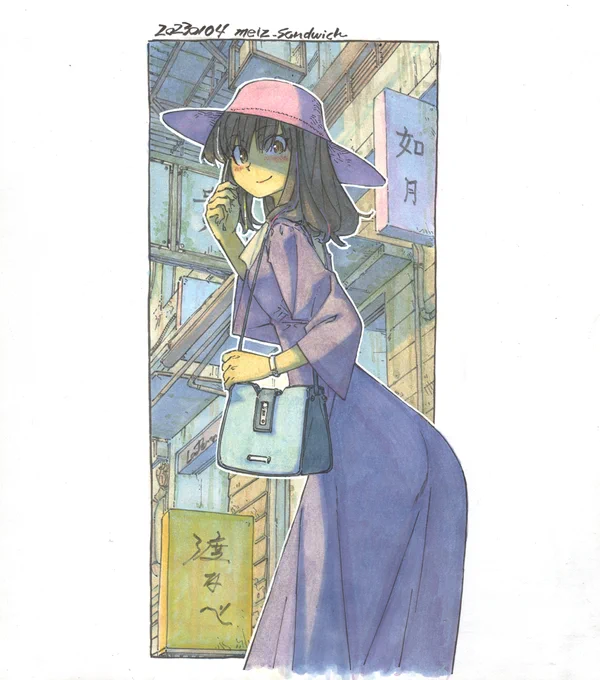 #お前が描いた創作女子を見せろ 