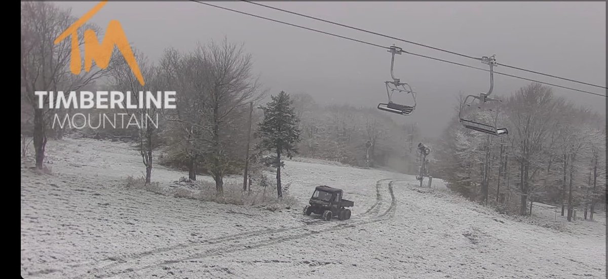 Say it ain’t snow! Eastern Tucker County, WV with a fresh coating of white gold this morning! 

<a href="/NWSPittsburgh/">NWS Pittsburgh</a>